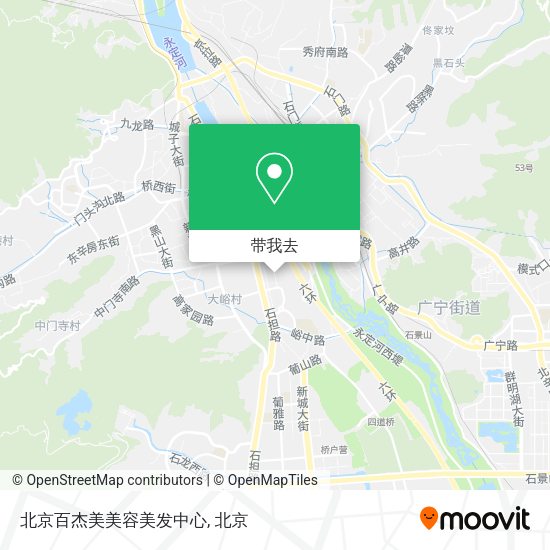 北京百杰美美容美发中心地图