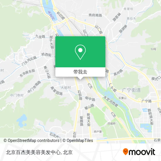 北京百杰美美容美发中心地图