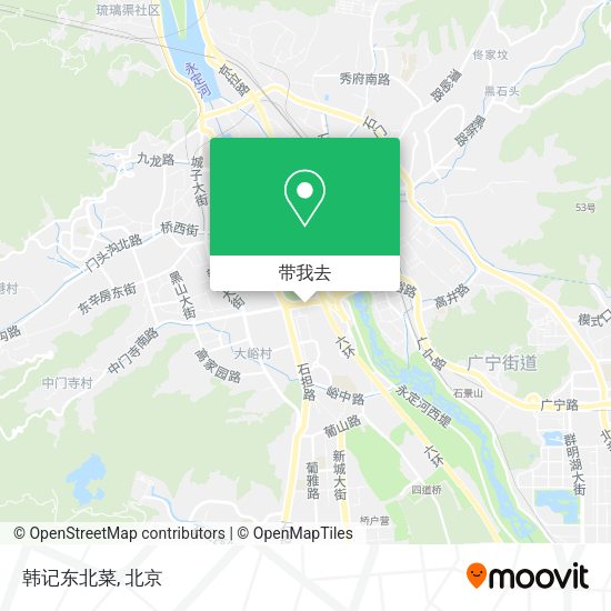 韩记东北菜地图