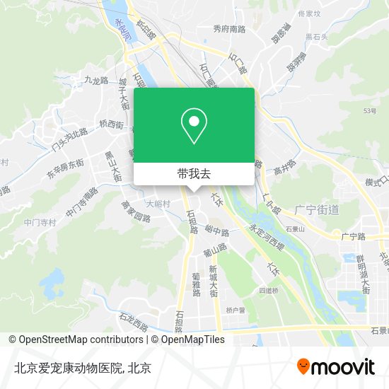 北京爱宠康动物医院地图