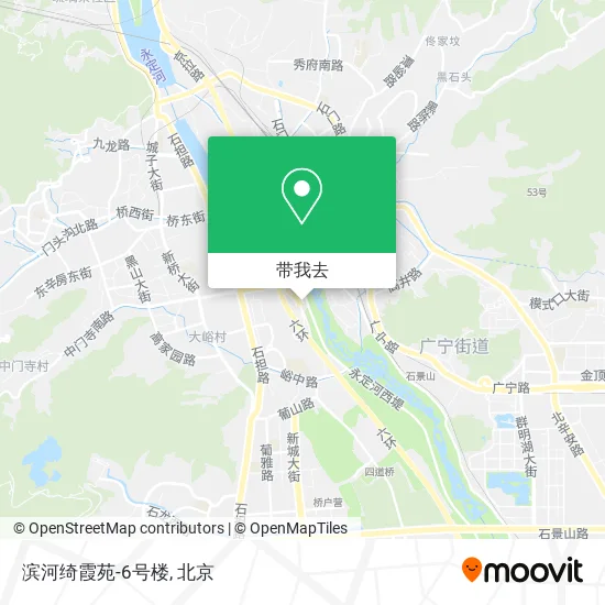 滨河绮霞苑-6号楼地图