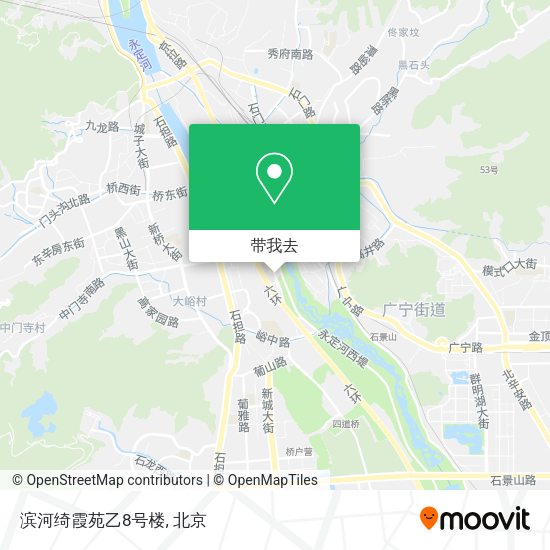 滨河绮霞苑乙8号楼地图