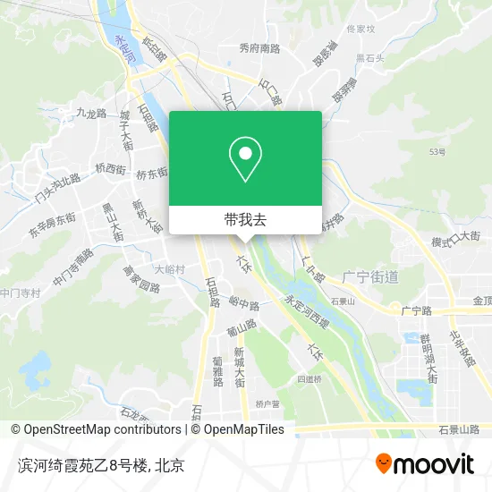 滨河绮霞苑乙8号楼地图