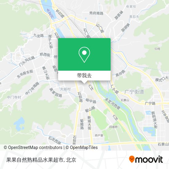 果果自然熟精品水果超市地图
