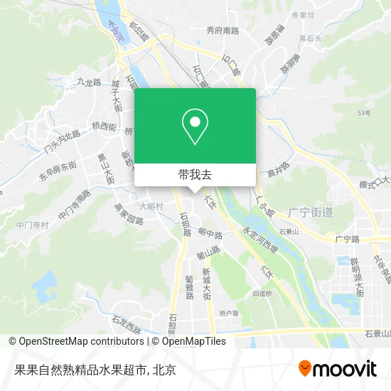 果果自然熟精品水果超市地图