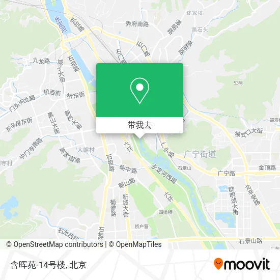 含晖苑-14号楼地图