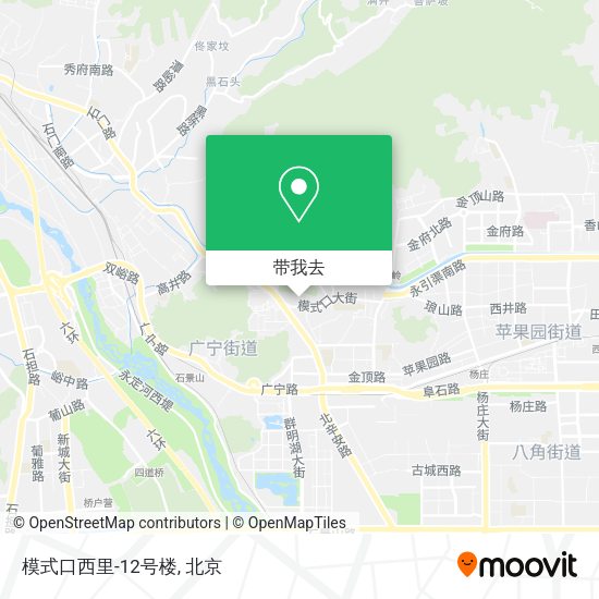 模式口西里-12号楼地图