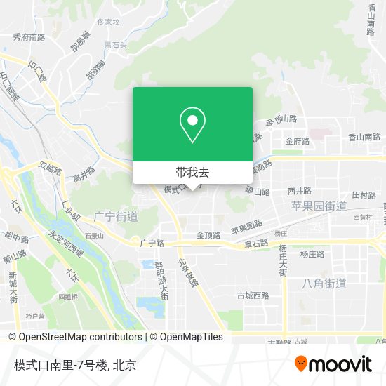 模式口南里-7号楼地图