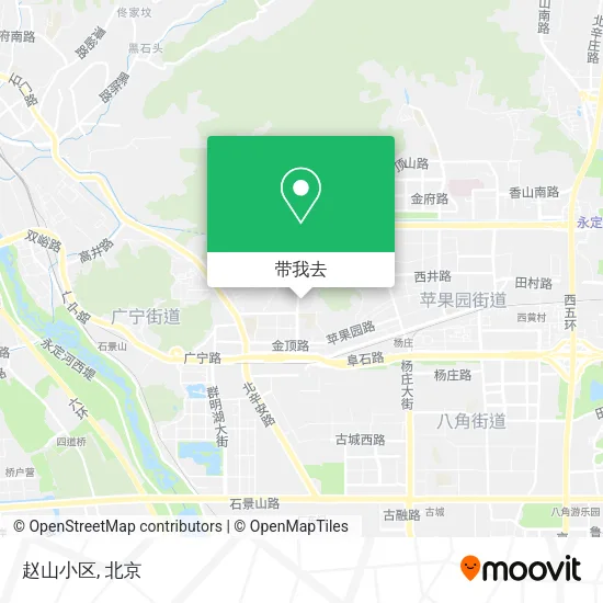 赵山小区地图