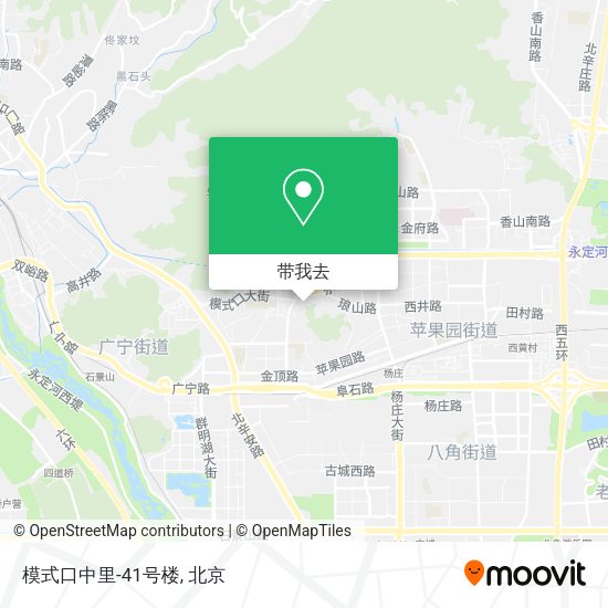 模式口中里-41号楼地图
