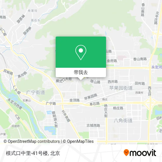 模式口中里-41号楼地图
