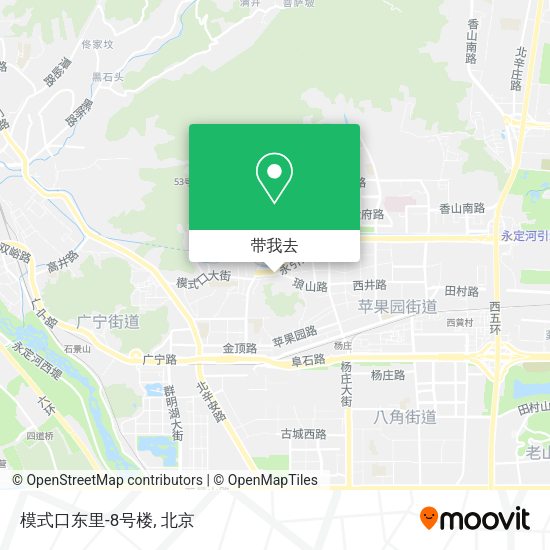 模式口东里-8号楼地图
