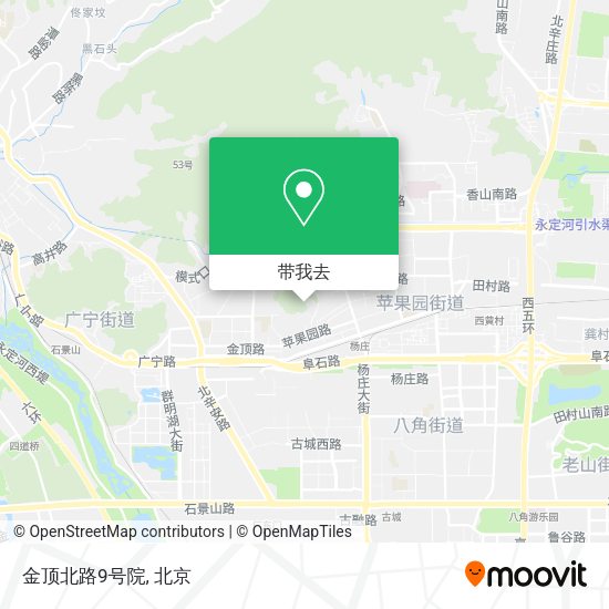 金顶北路9号院地图