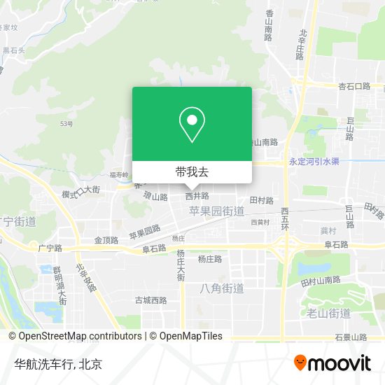 华航洗车行地图