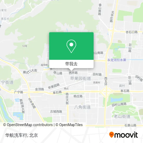 华航洗车行地图