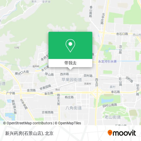 新兴药房(石景山店)地图