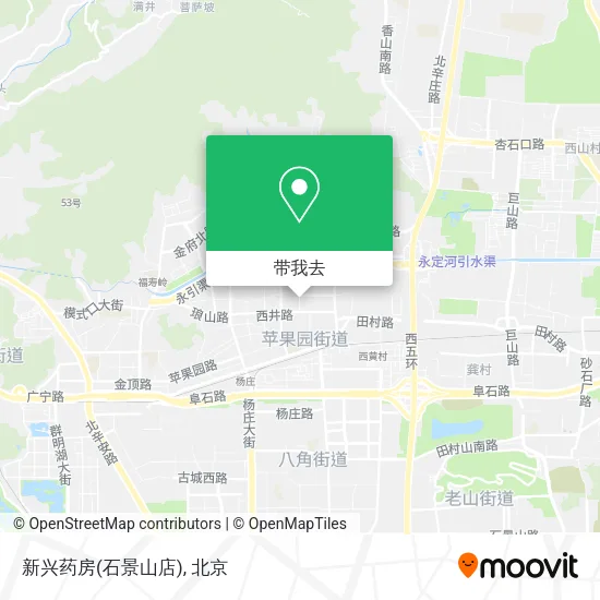 新兴药房(石景山店)地图
