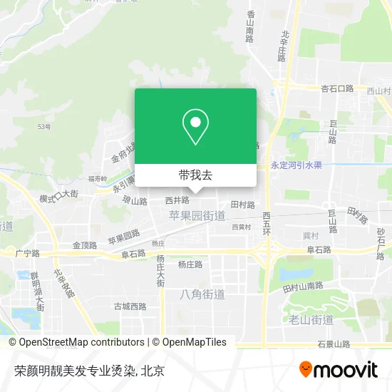 荣颜明靓美发专业烫染地图