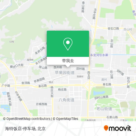海特饭店-停车场地图