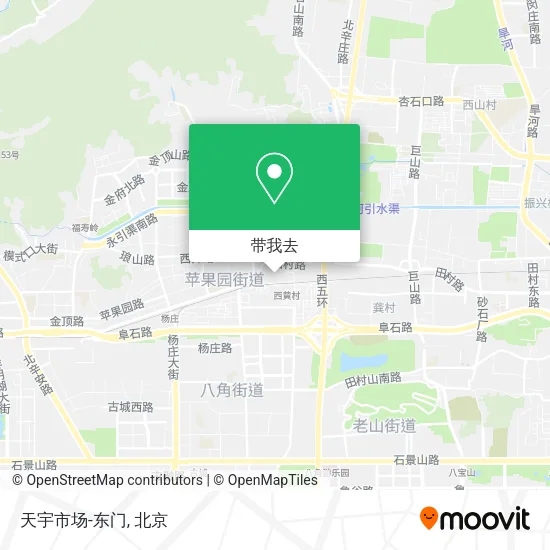 天宇市场-东门地图