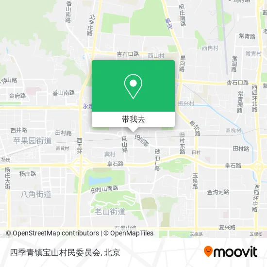 四季青镇宝山村民委员会地图