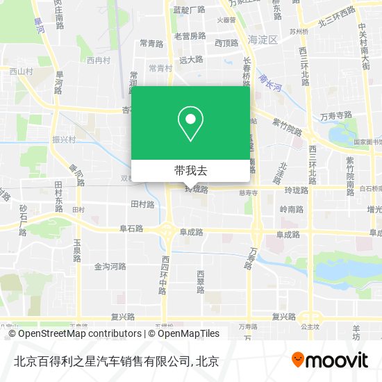 北京百得利之星汽车销售有限公司地图