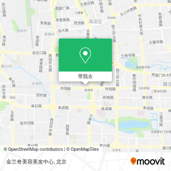 金兰奇美容美发中心地图