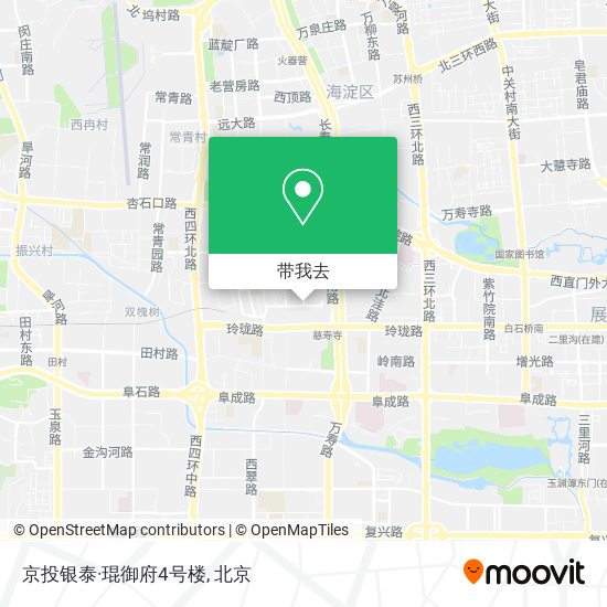京投银泰·琨御府4号楼地图