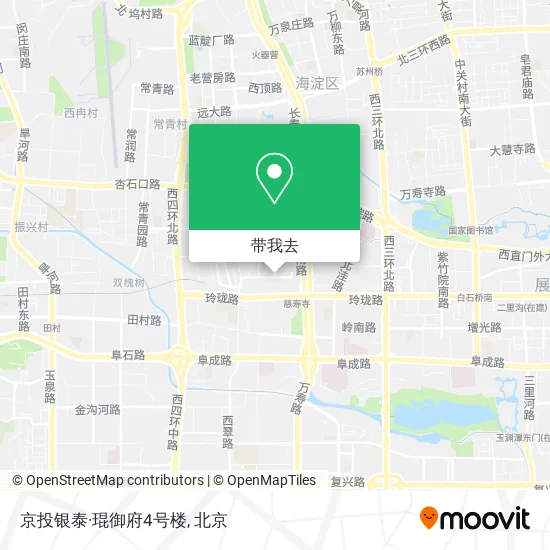 京投银泰·琨御府4号楼地图