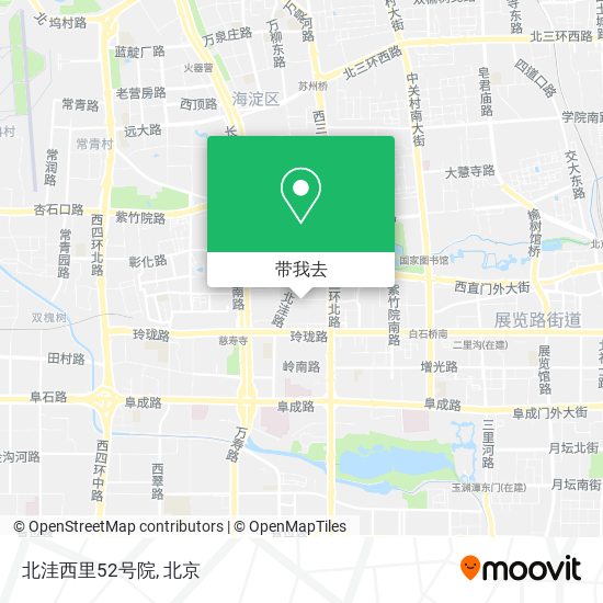北洼西里52号院地图
