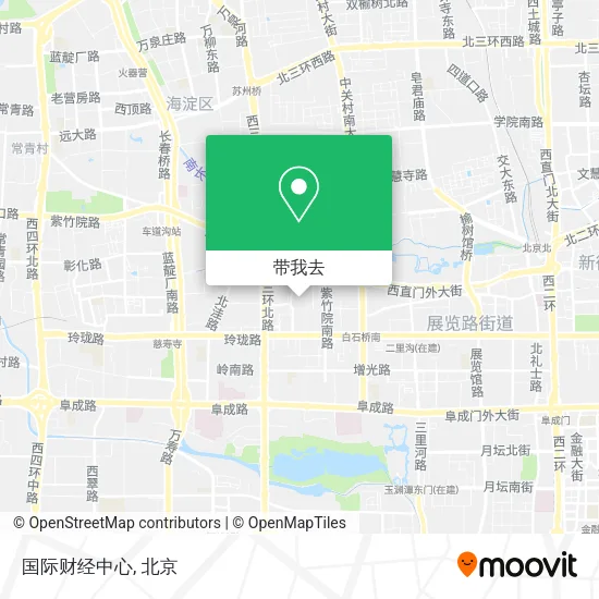 国际财经中心地图