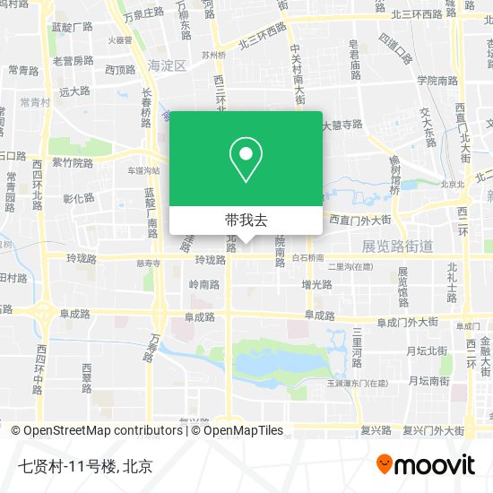 七贤村-11号楼地图