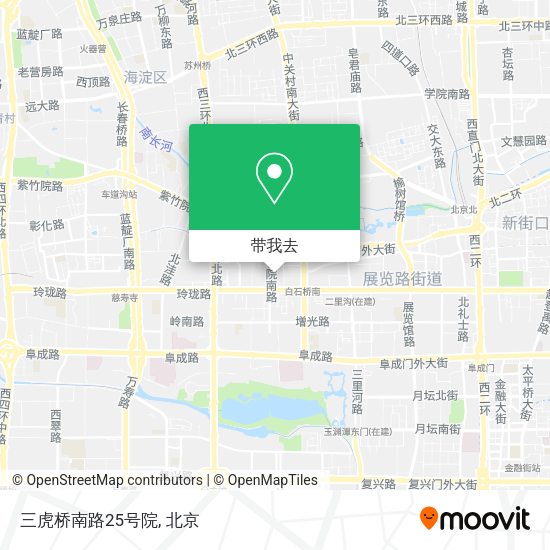 三虎桥南路25号院地图