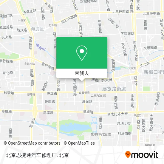 北京思捷通汽车修理厂地图
