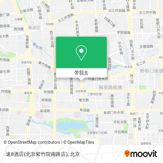 速8酒店(北京紫竹院南路店)地图