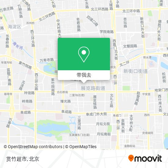 赏竹超市地图
