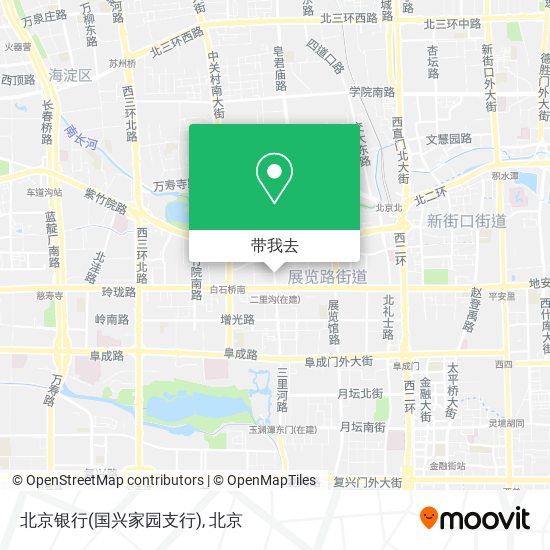 北京银行(国兴家园支行)地图
