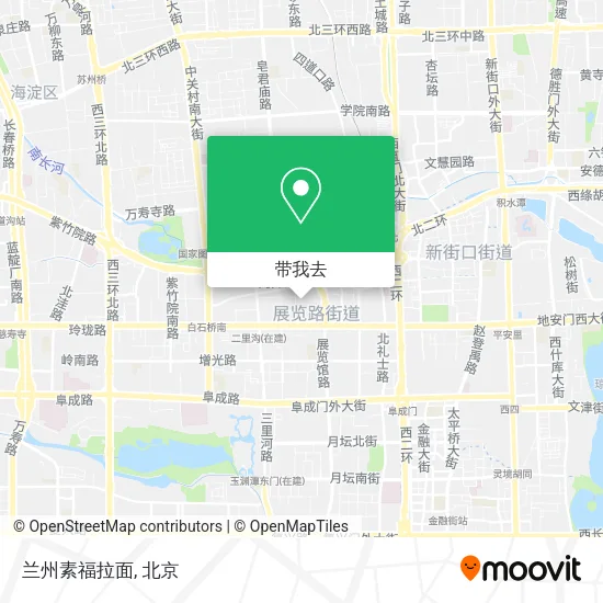 兰州素福拉面地图