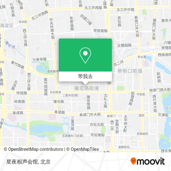 星夜相声会馆地图