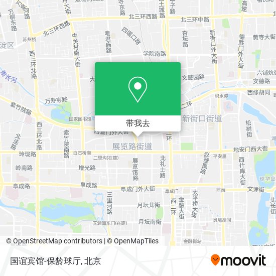 国谊宾馆-保龄球厅地图