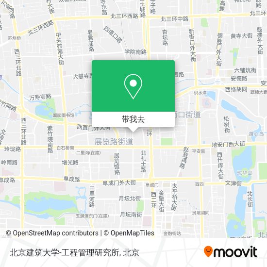 北京建筑大学-工程管理研究所地图