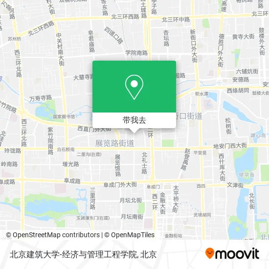 北京建筑大学-经济与管理工程学院地图