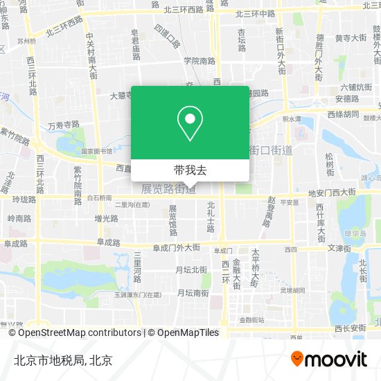 北京市地税局地图