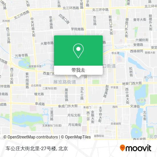 车公庄大街北里-27号楼地图