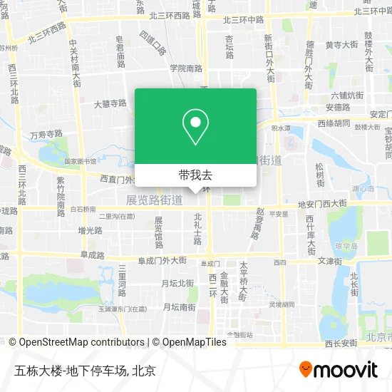 五栋大楼-地下停车场地图
