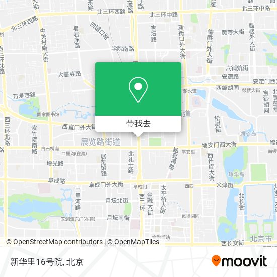 新华里16号院地图
