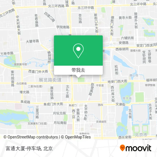 富通大厦-停车场地图