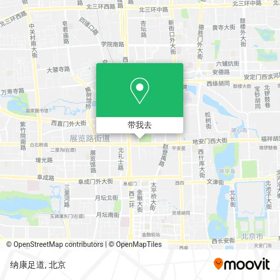 纳康足道地图
