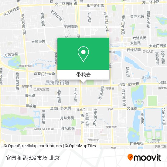 官园商品批发市场地图