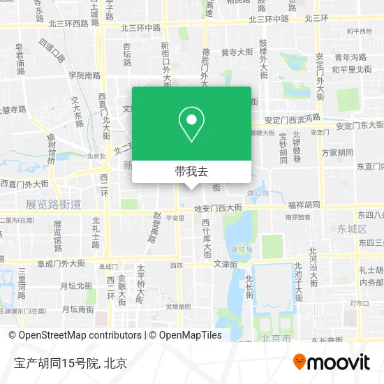 宝产胡同15号院地图
